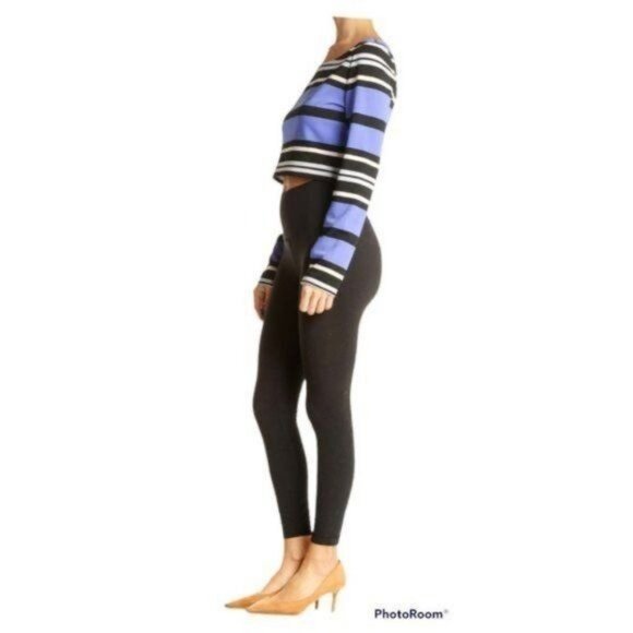 Express Cropped Long Sleeve Top NWT - Picture 2 of 8